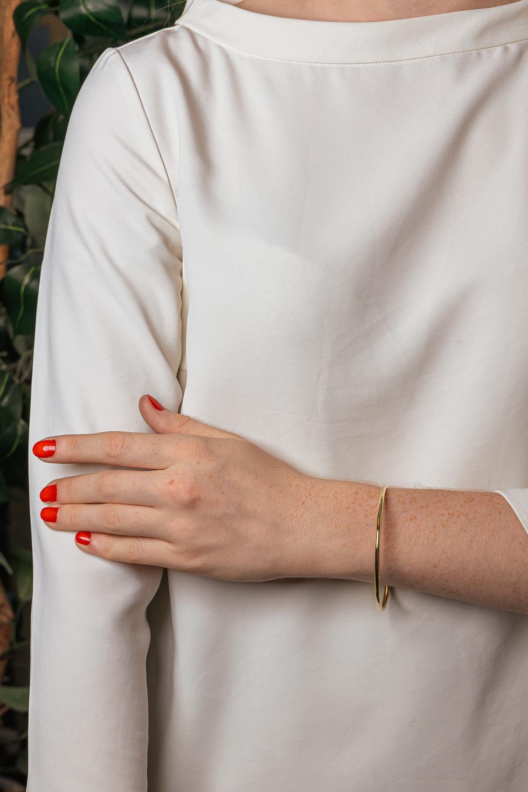 Yellow Gold Bangle Bracelet