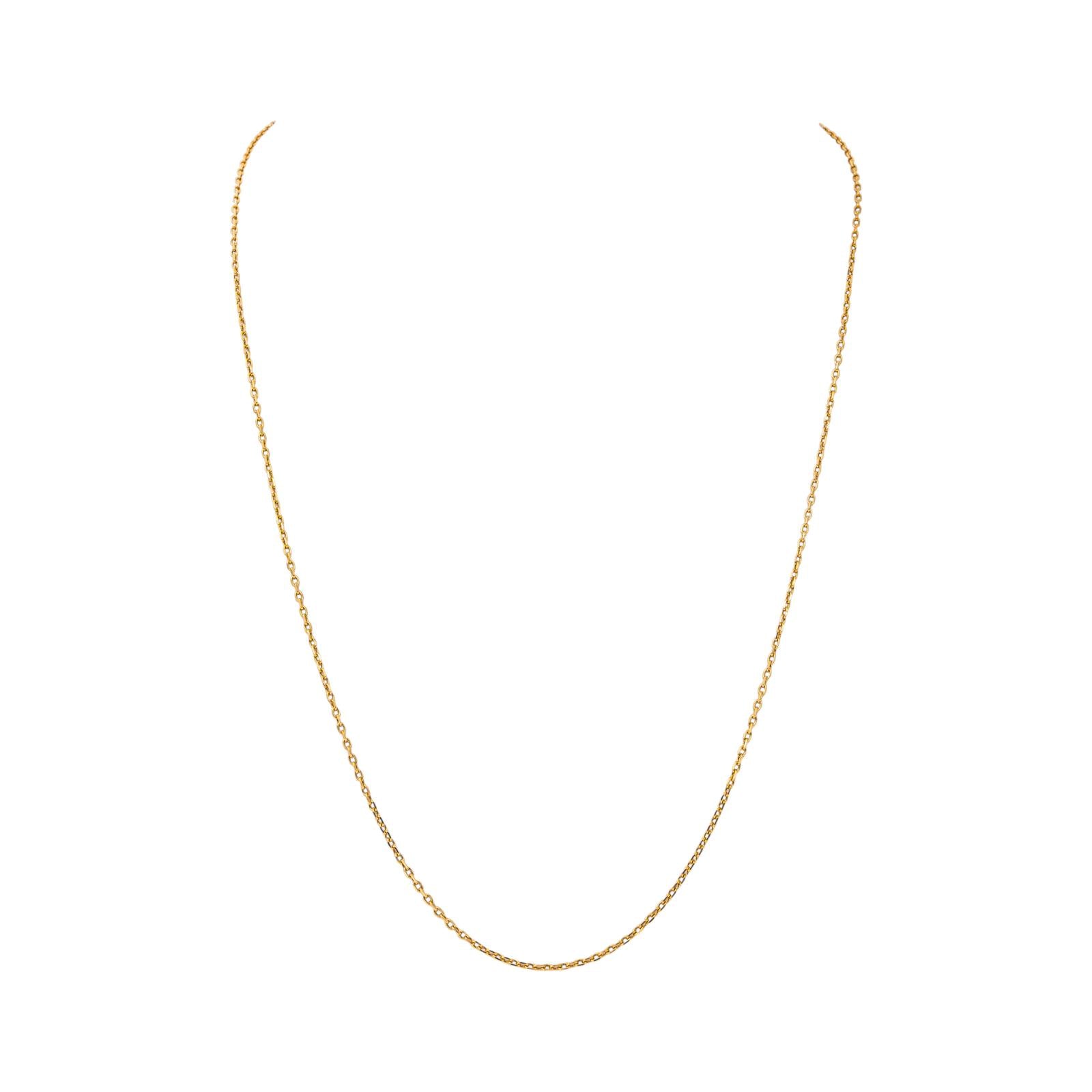 Yellow Gold Forçat Link Necklace