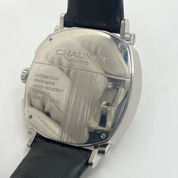 CHAUMET "Dandy" Watch in Steel and Leather