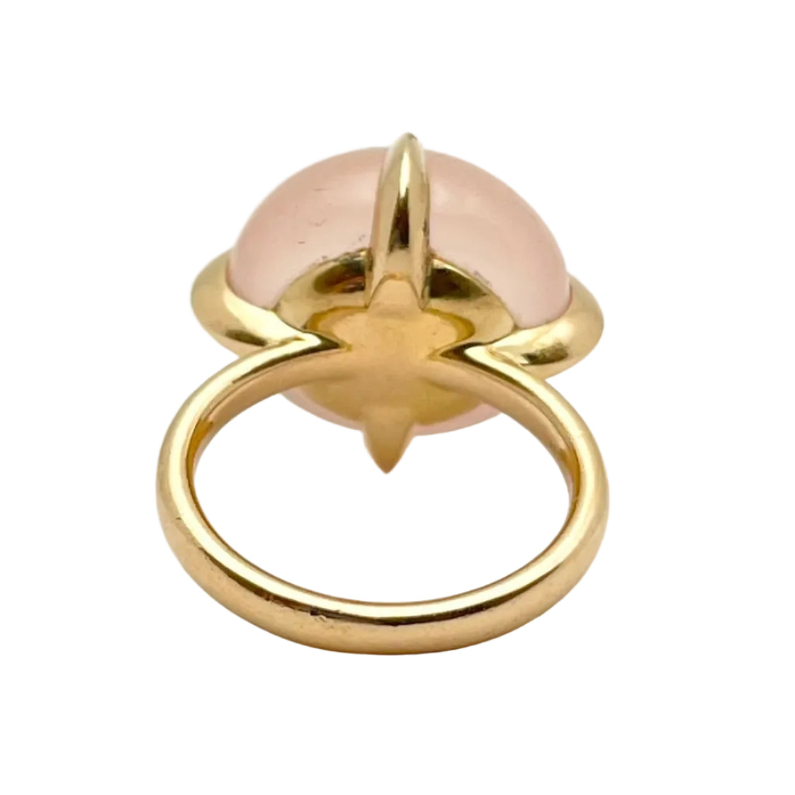 POMELLATO "Veleno" Solitaire Ring in yellow gold with moonstone