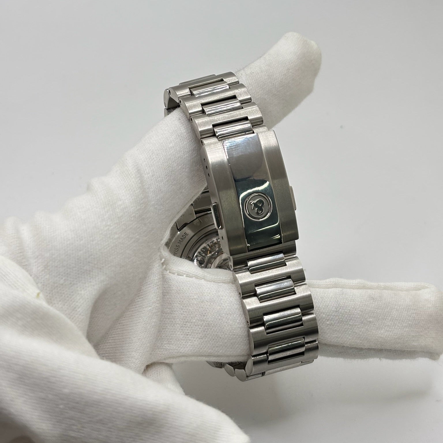 BELL & ROSS "BR V2 Chronograph Heritage" Watch in Stainless Steel