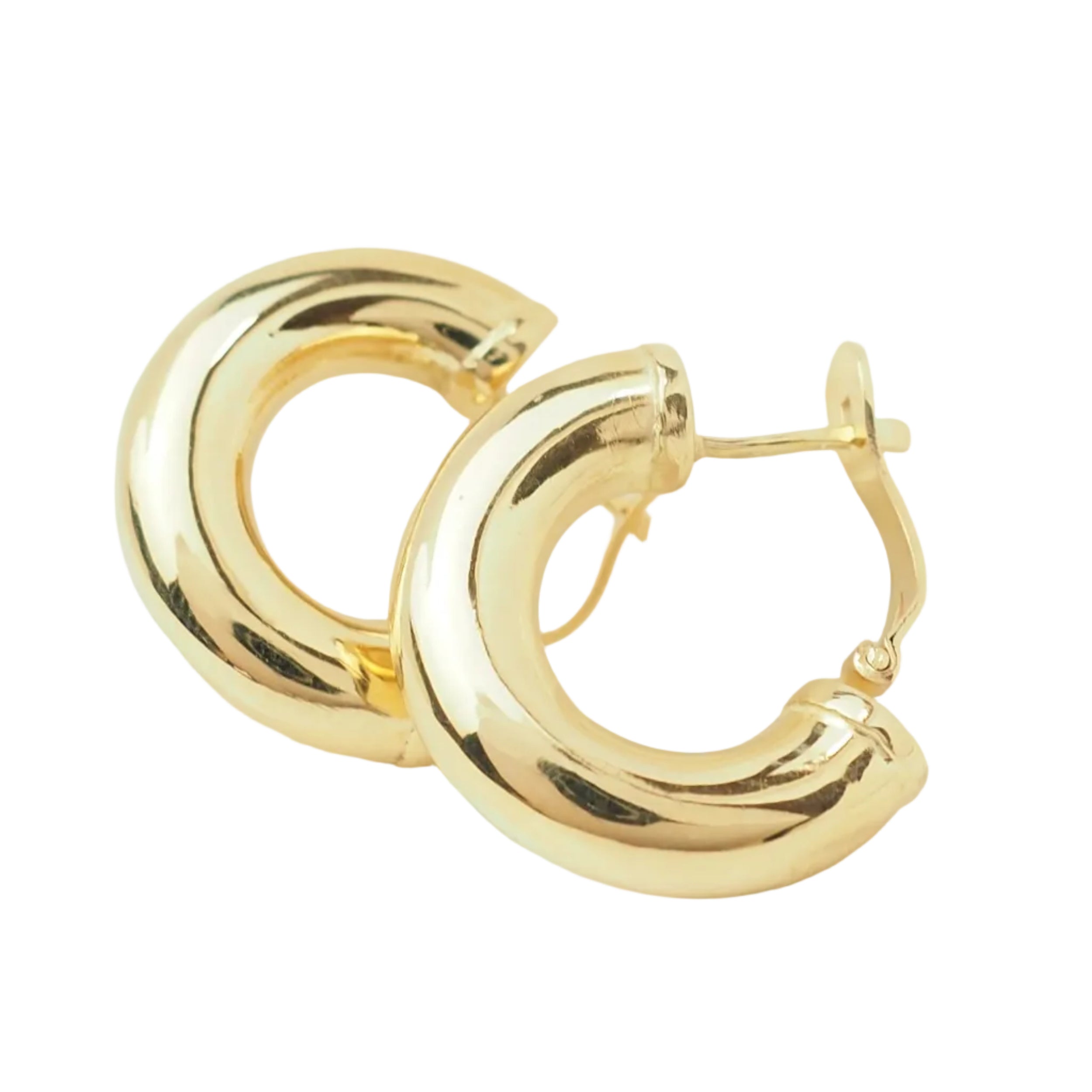 Boucles d'oreilles Créoles en or jaune