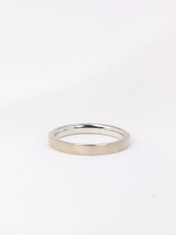 Demi - Alliance américaine en or blanc et diamants 0,72 ct - Castafiore