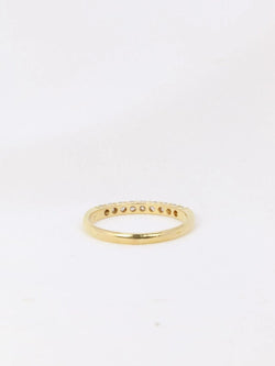 Demi - Alliance américaine en or jaune et diamants 0,3 ct - Castafiore