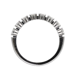 Demi Alliance De Beers en Platine avec 8 diamants brillants soit 0,62 Cts H - SI1 de 2016. Full set. - Castafiore