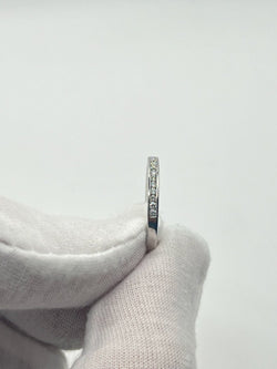 Demi Alliance or et diamants 0,15 ct - Castafiore