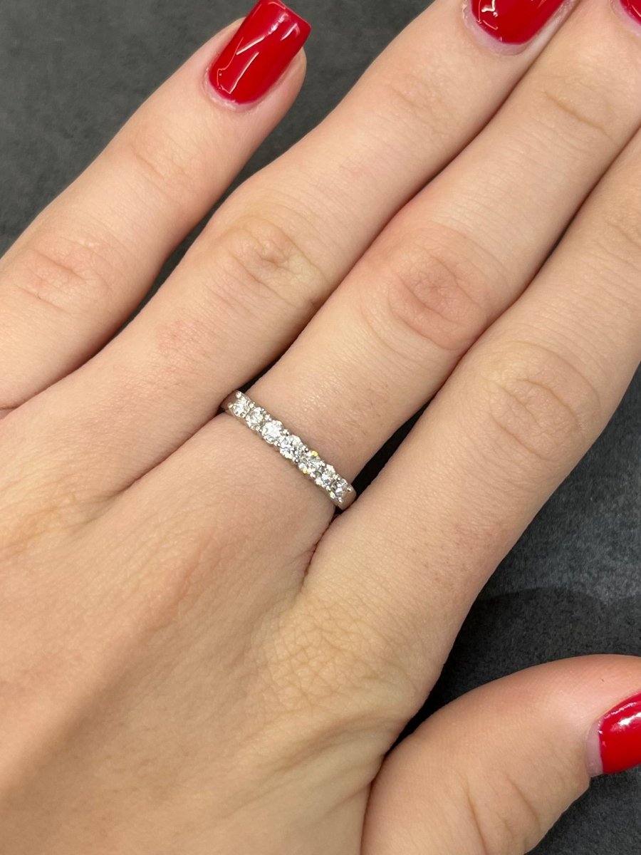 Demi - alliance or et diamants 0,28ct - Castafiore