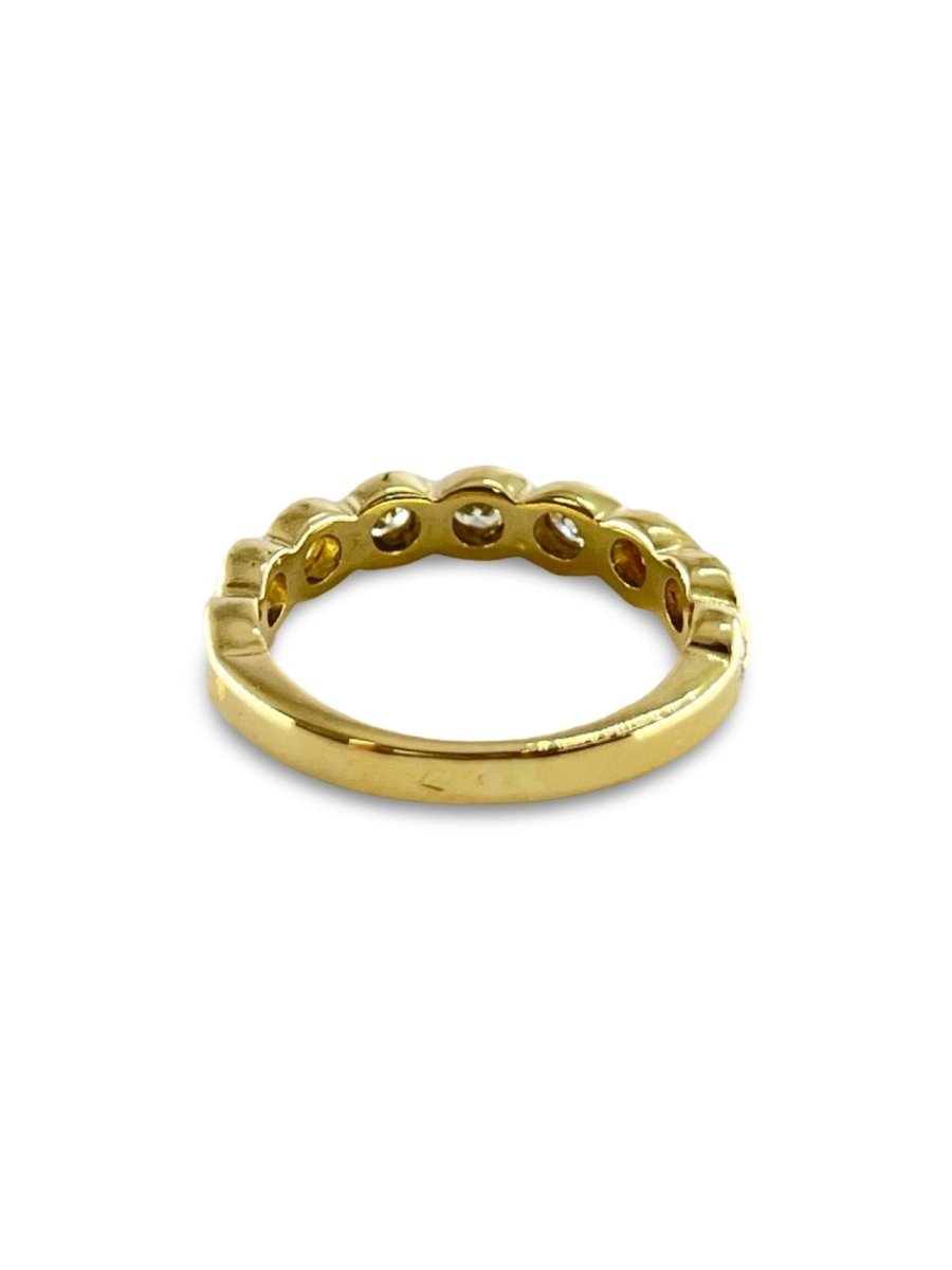 Demi - alliance or et diamants 0,54 ct - Castafiore