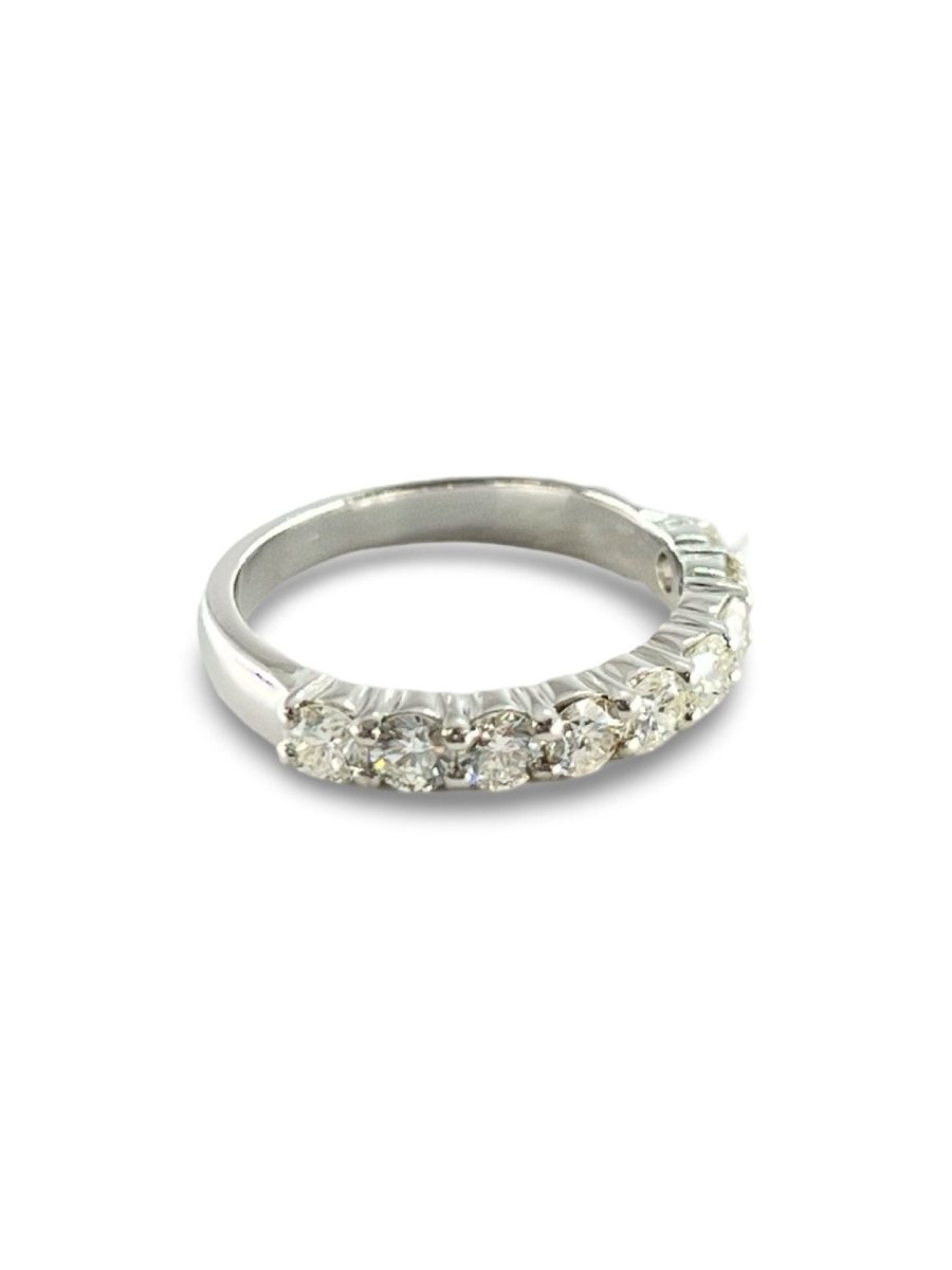Demi Alliance or et diamants 0,72 ct - Castafiore
