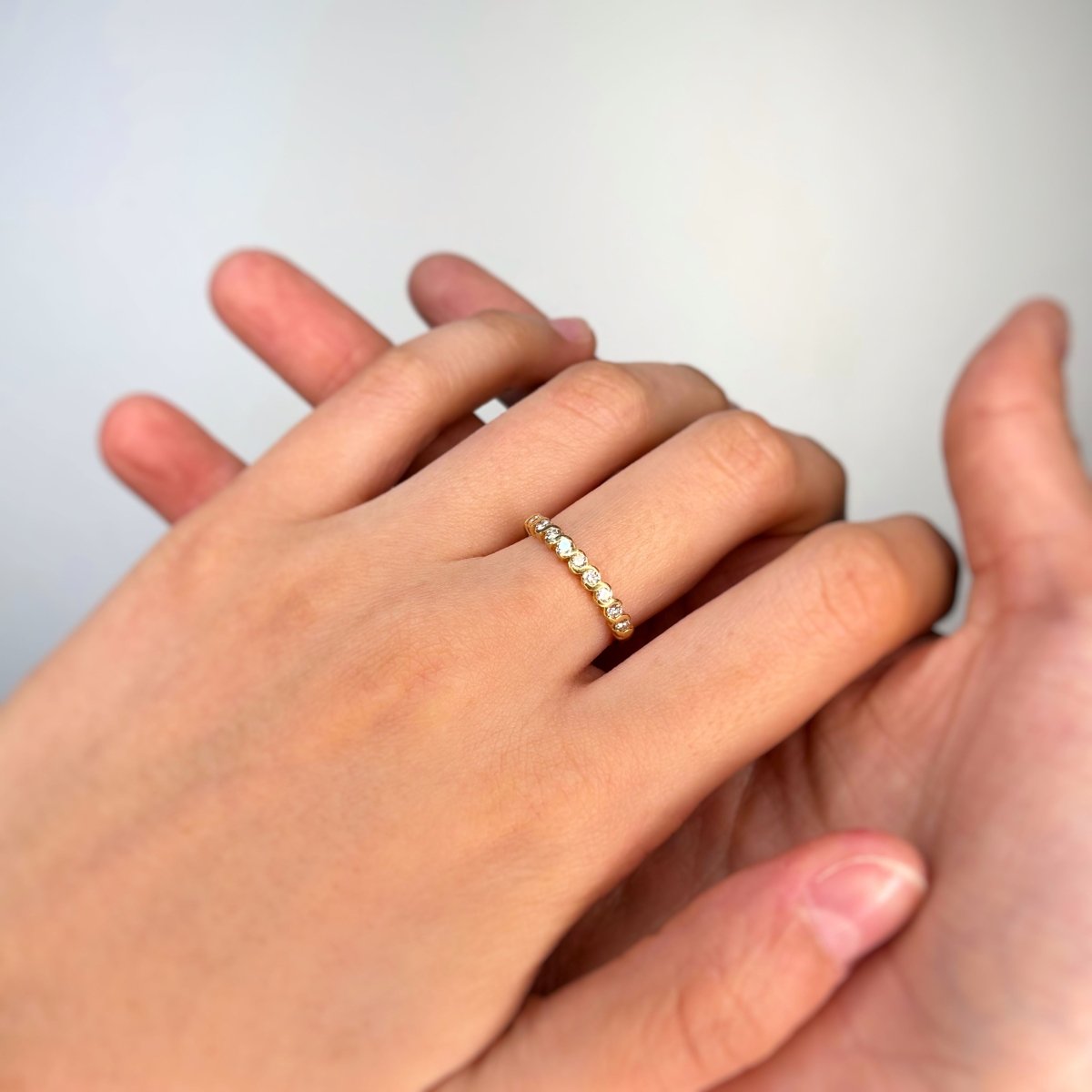 Demi - Alliance - Or jaune & Diamants - Castafiore