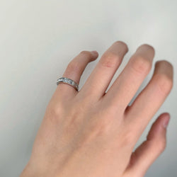 Demi-Alliance - Platine & Diamants