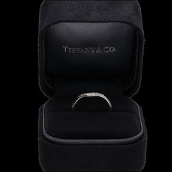 Demi alliance TIFFANY & CO - Olga Peretti en platine et diamants - Castafiore