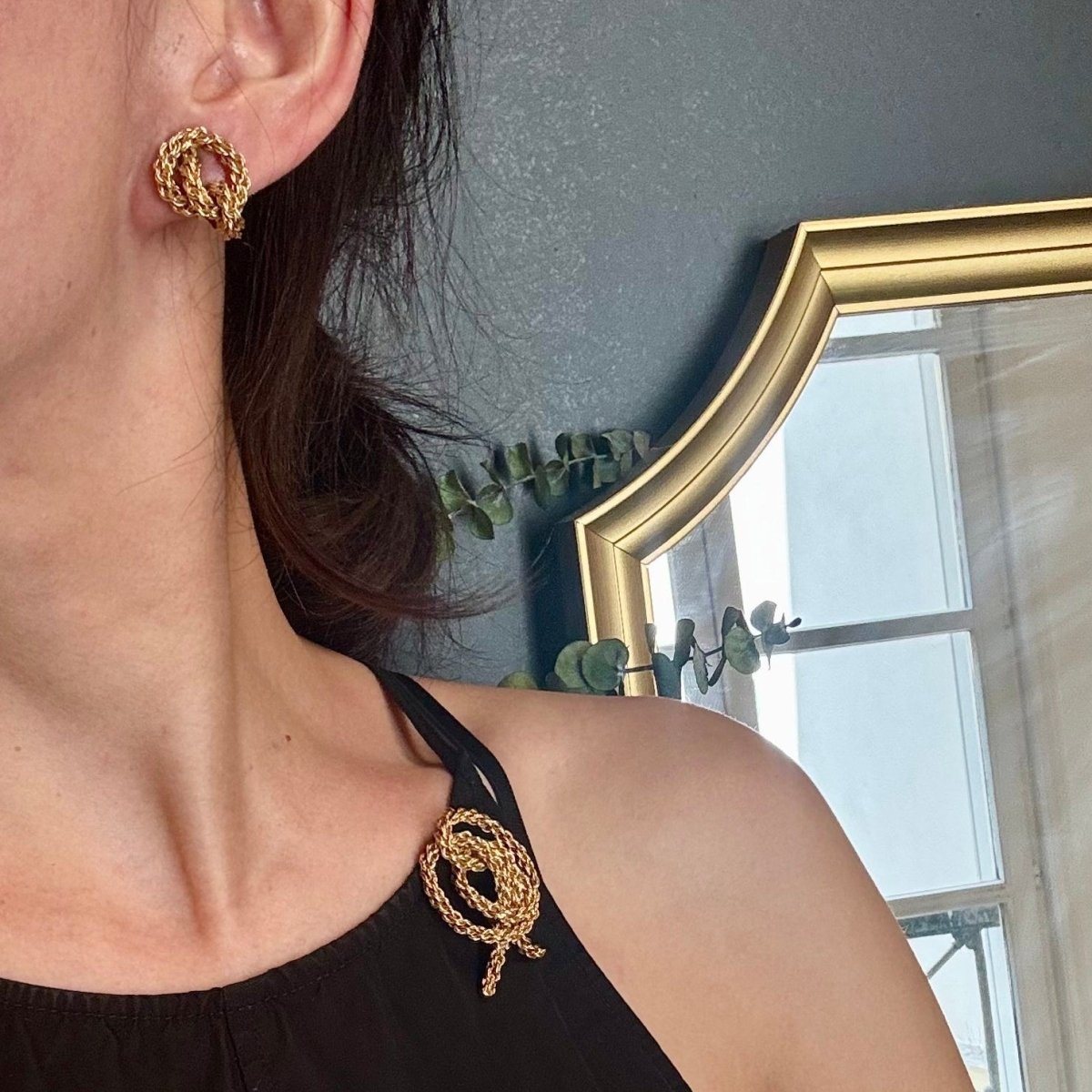 Demi-parure CARTIER en or jaune - Castafiore