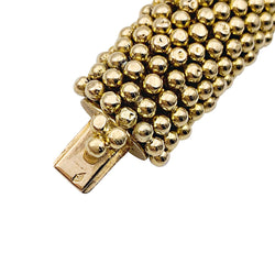 Deux bracelets vintages transformables, or jaune. - Castafiore