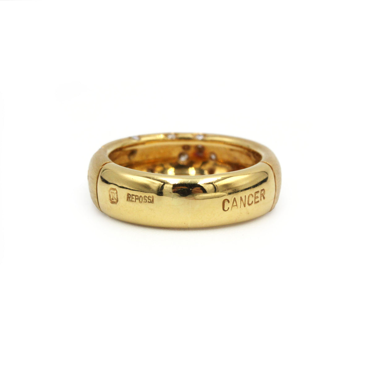 Bague Bandeau REPOSSI Astrale en or jaune et diamants