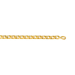 Yellow gold Curb chain Necklace