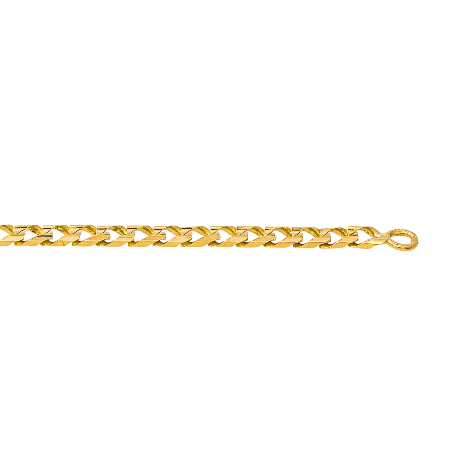 Yellow gold Curb chain Necklace