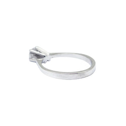 White Gold Solitaire Ring with Diamond