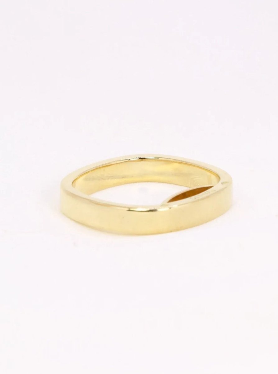 DINH VAN Alliance carrée or jaune - Castafiore