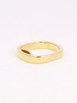 DINH VAN Alliance carrée or jaune - Castafiore