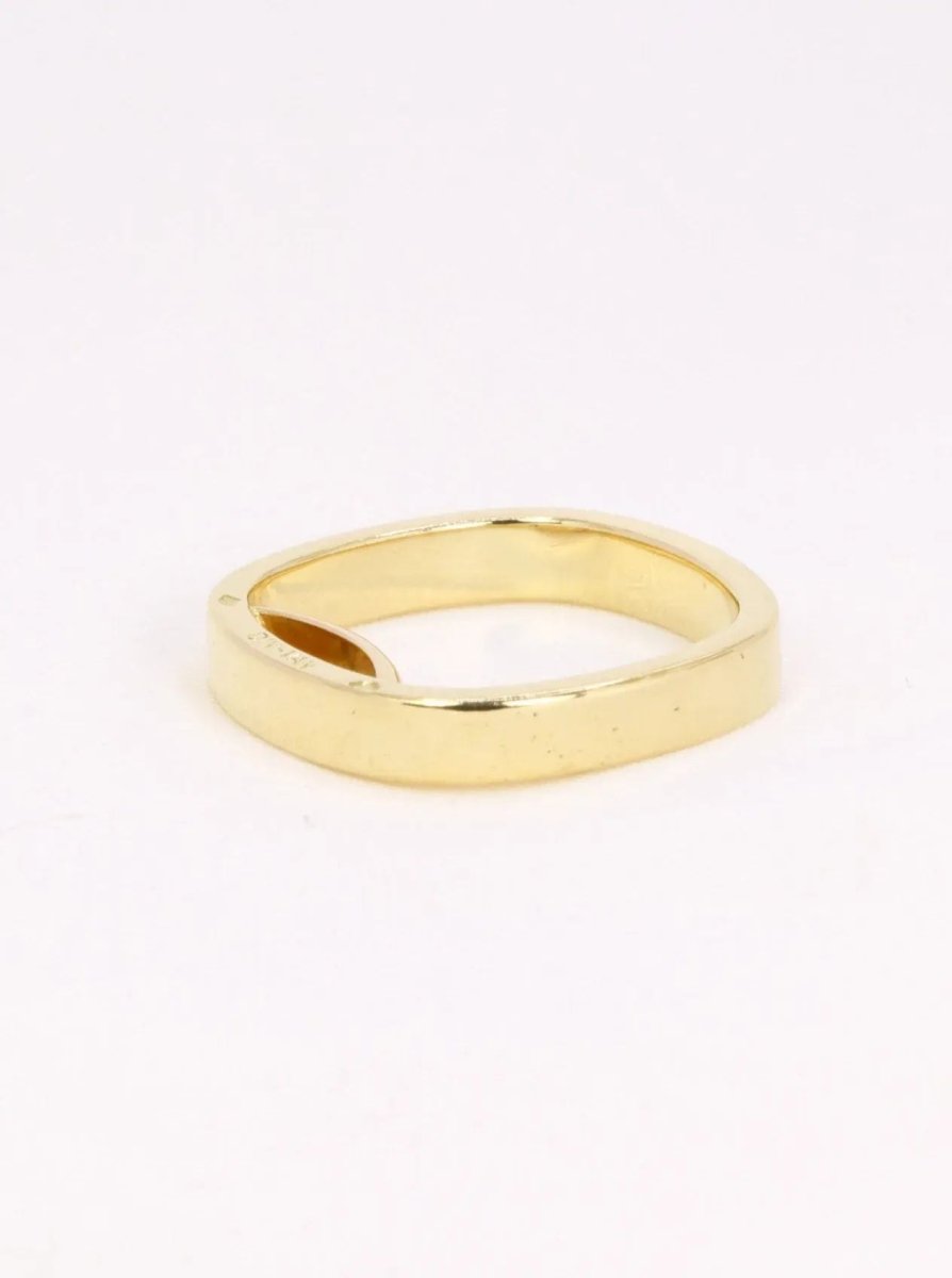 DINH VAN Alliance carrée or jaune - Castafiore