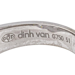 Dinh Van Bague Menottes Or blanc Diamant - Castafiore