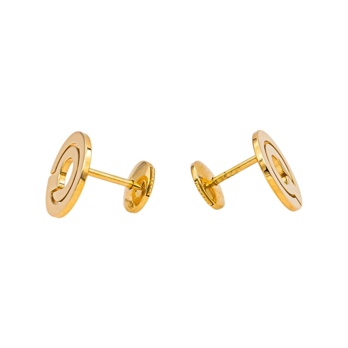 Dinh Van Boucles d'oreilles Seventies Or jaune - Castafiore