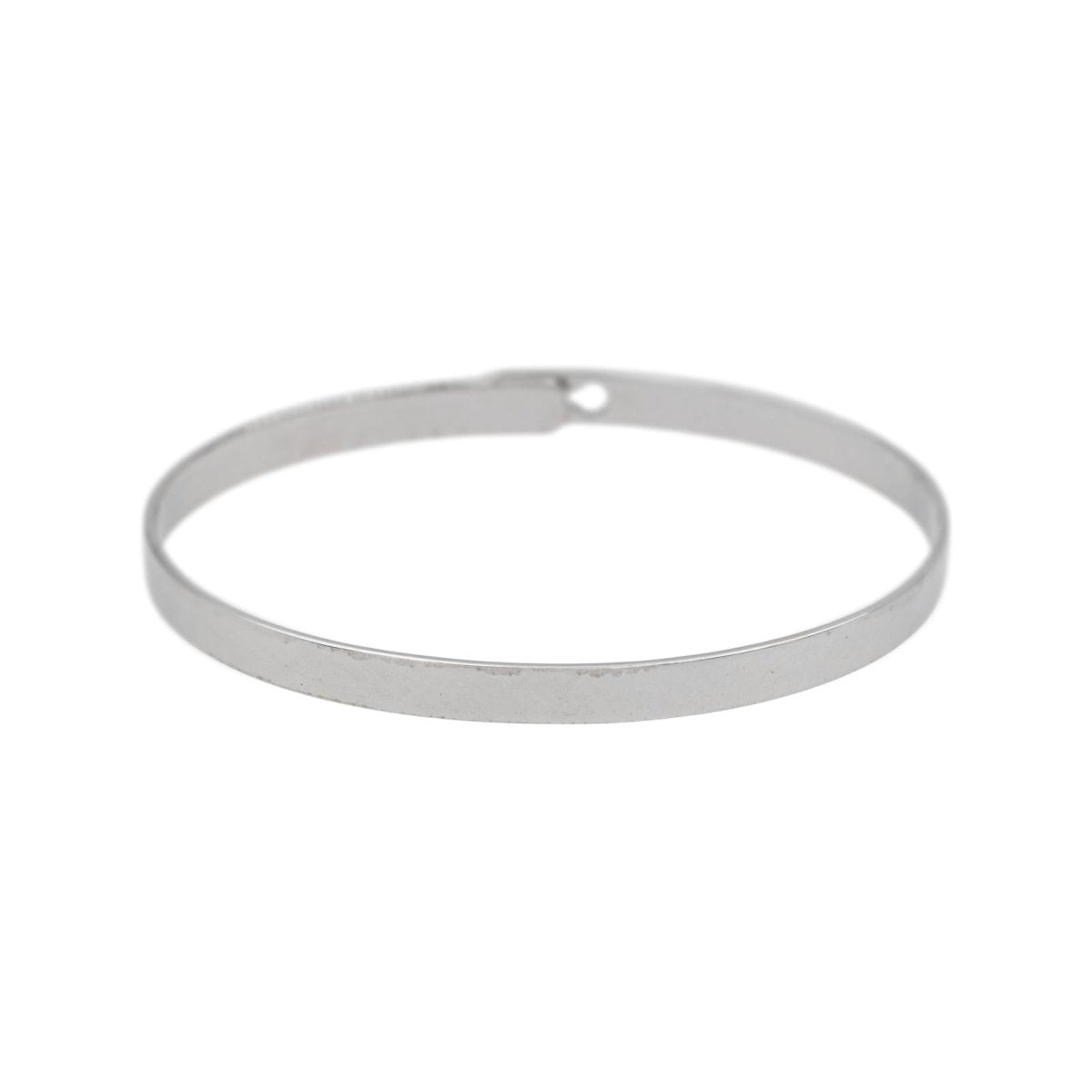 Dinh Van Bracelet Jonc Serrure Or blanc Diamant - Castafiore