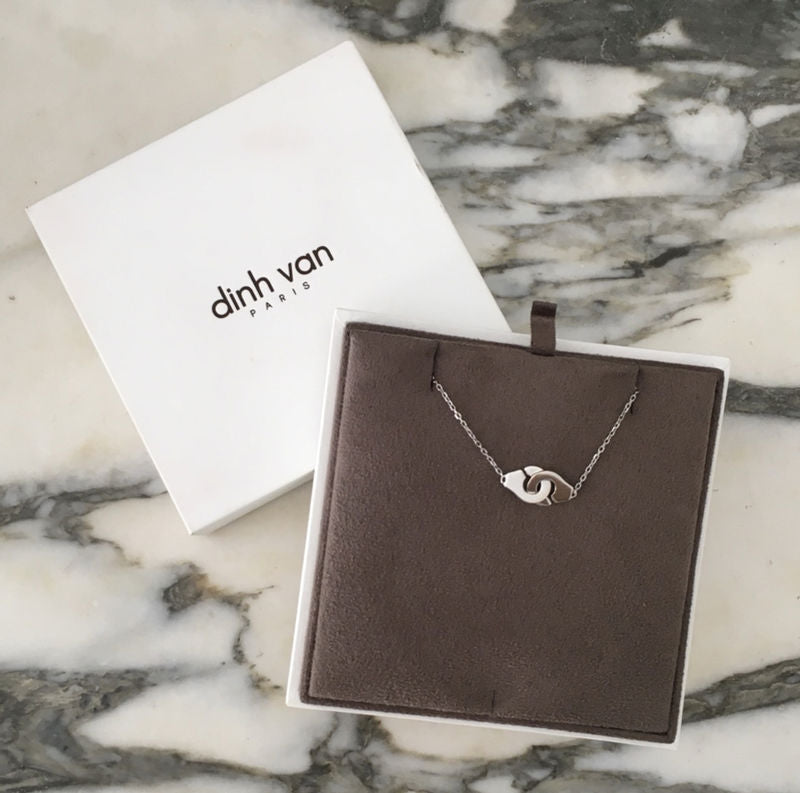 DINH VAN Bracelet menottes en or blanc 18K - Castafiore