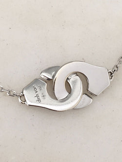 DINH VAN Bracelet menottes en or blanc 18K - Castafiore