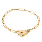 Dinh Van Bracelet Menottes or jaune - Castafiore