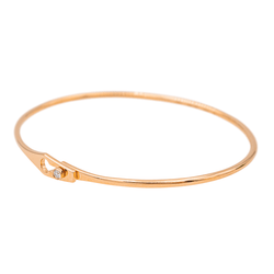 Dinh Van Bracelet Serrure Or rose Diamant - Castafiore
