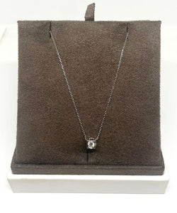 Dinh Van - Collier le cube or blanc taille moyen - Castafiore