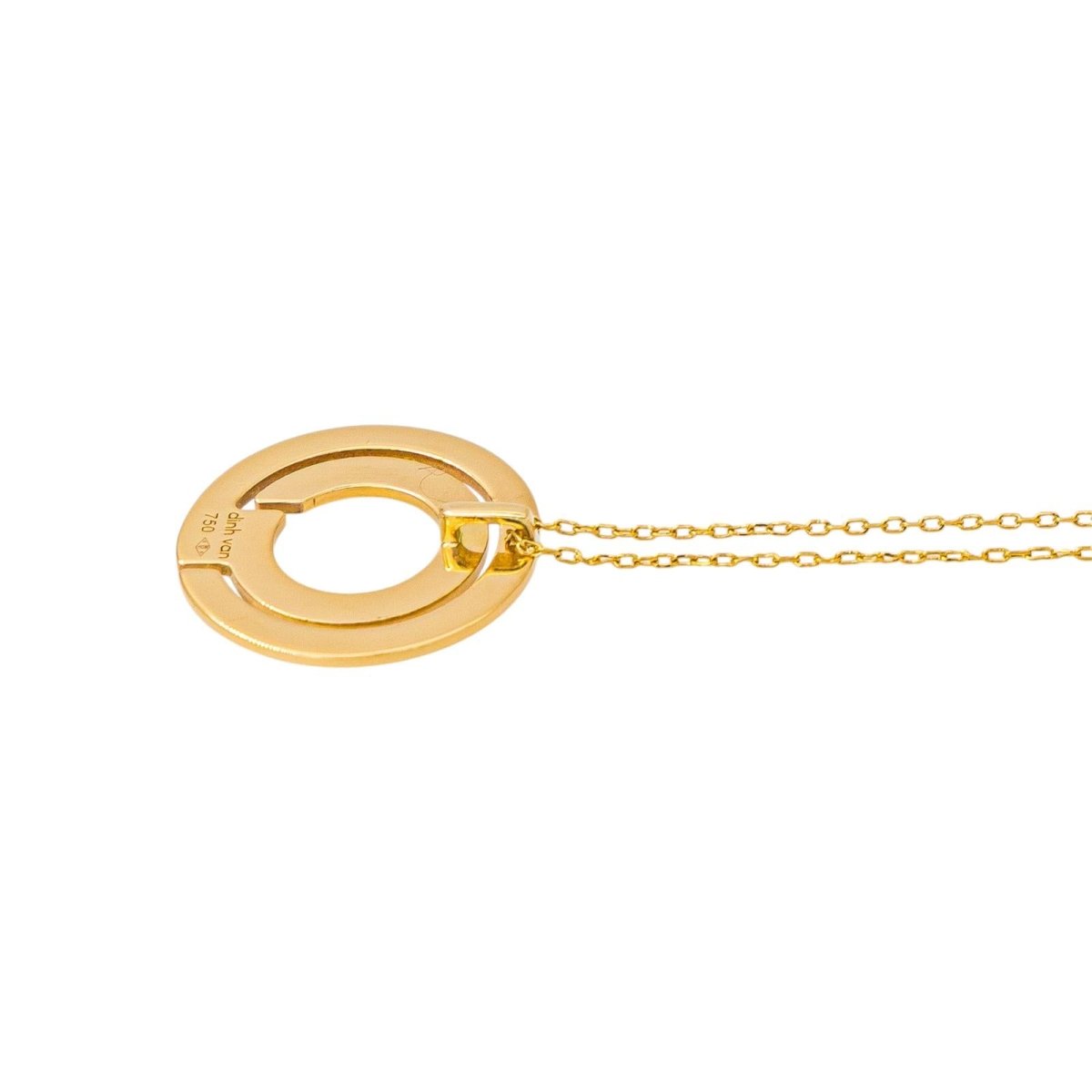 Dinh Van Collier Pendentif Seventies Or jaune - Castafiore