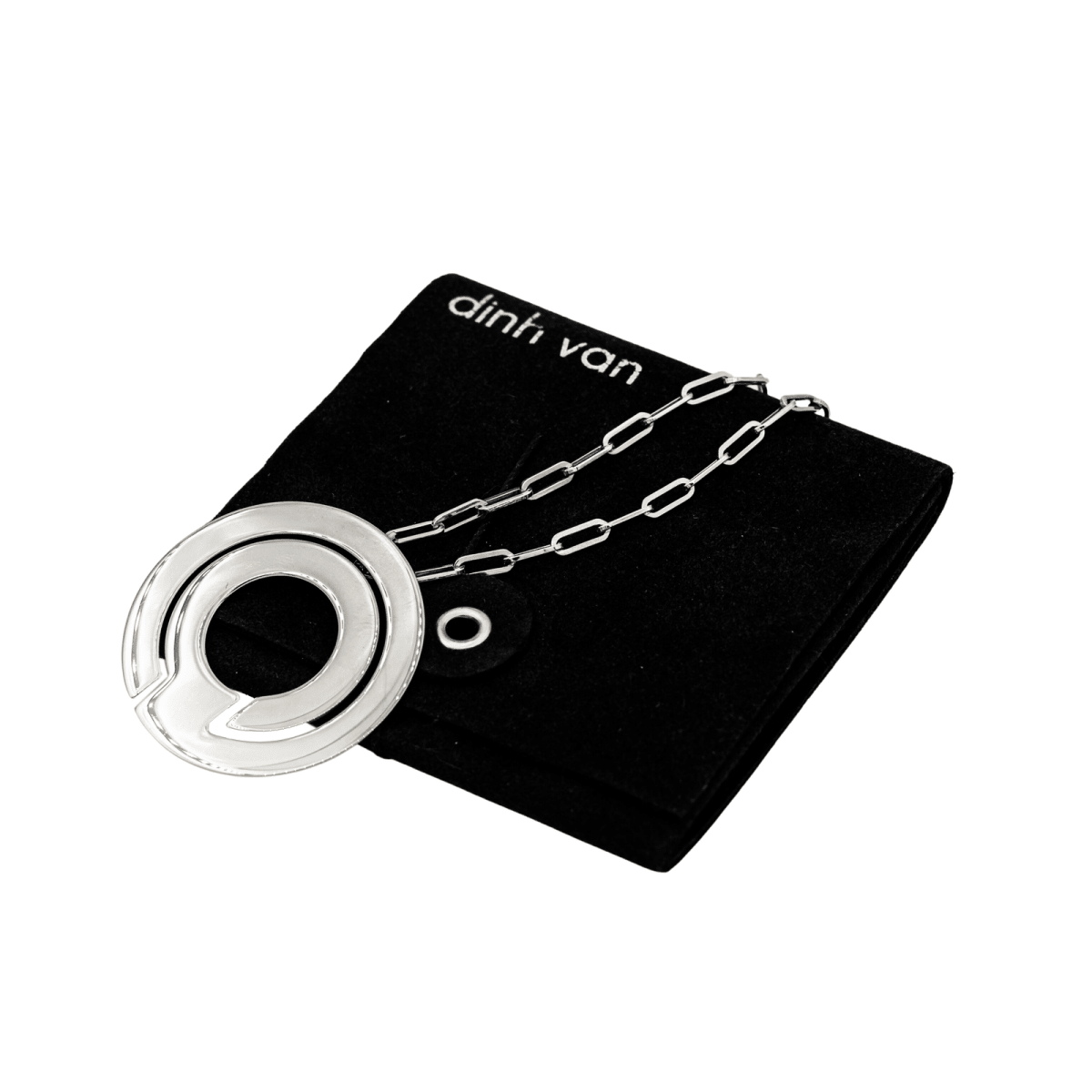 Dinh Van Collier Seventies Argent - Castafiore