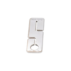 Dinh Van Pendentif Seventies Or blanc - Castafiore