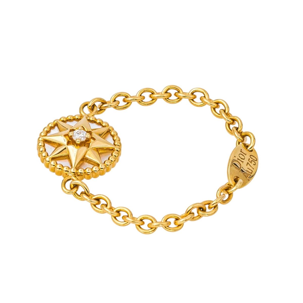 Dior Bague Rose des vents Or jaune Diamant - Castafiore