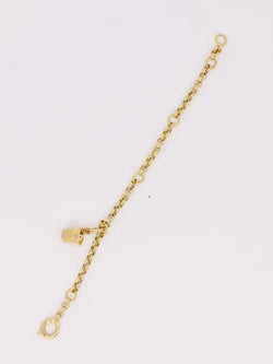 DIOR Bracelet chaine or jaune dé à coudre - Castafiore