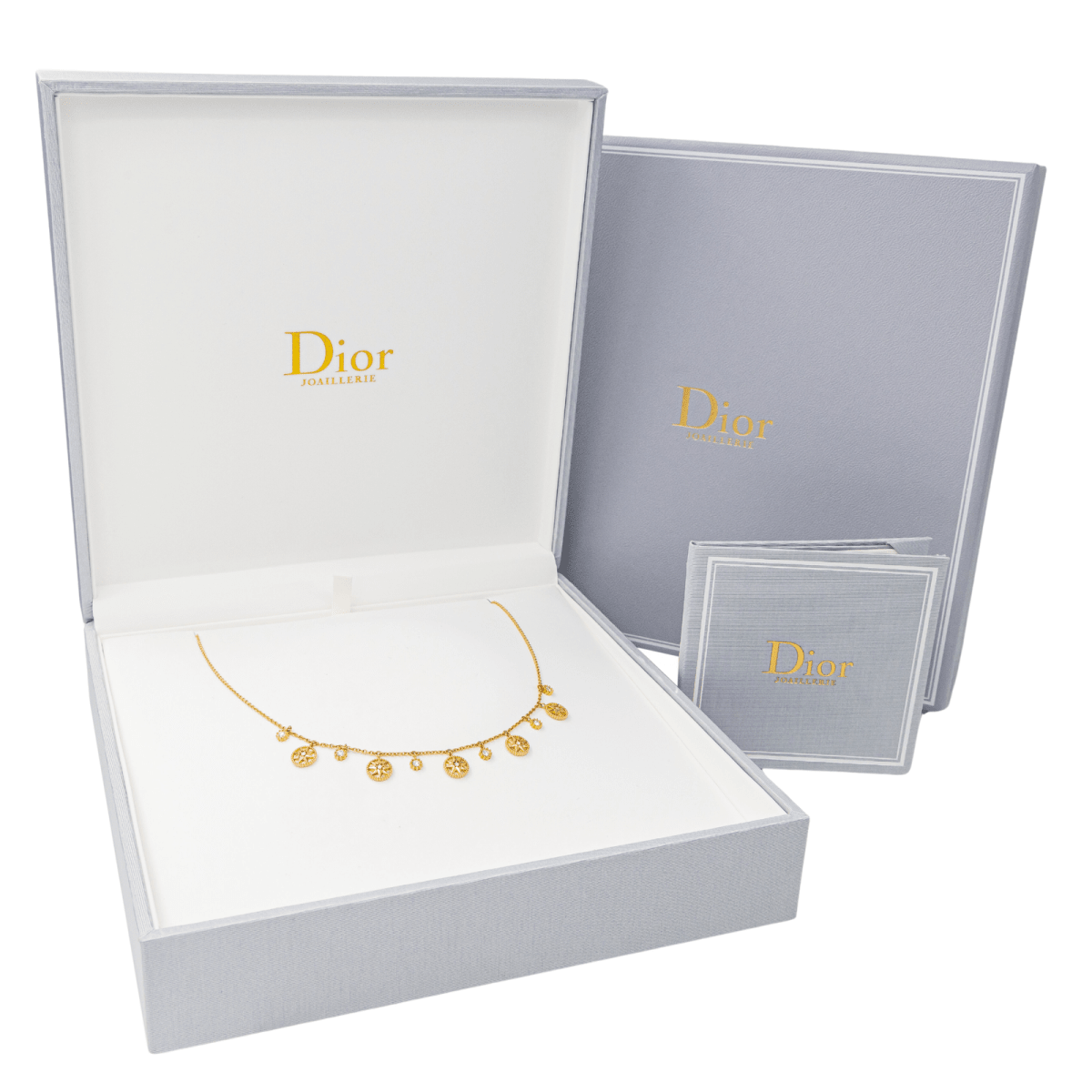 Dior Collier Rose des vents Or jaune Diamant - Castafiore