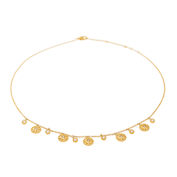 Dior Collier Rose des vents Or jaune Diamant - Castafiore
