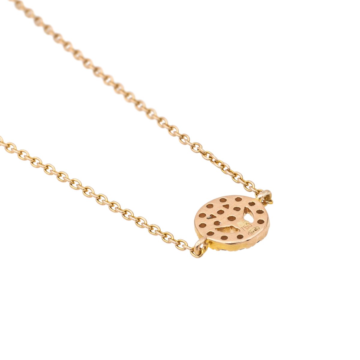 Djula Bracelet Peace & Love Or rose Diamant - Castafiore