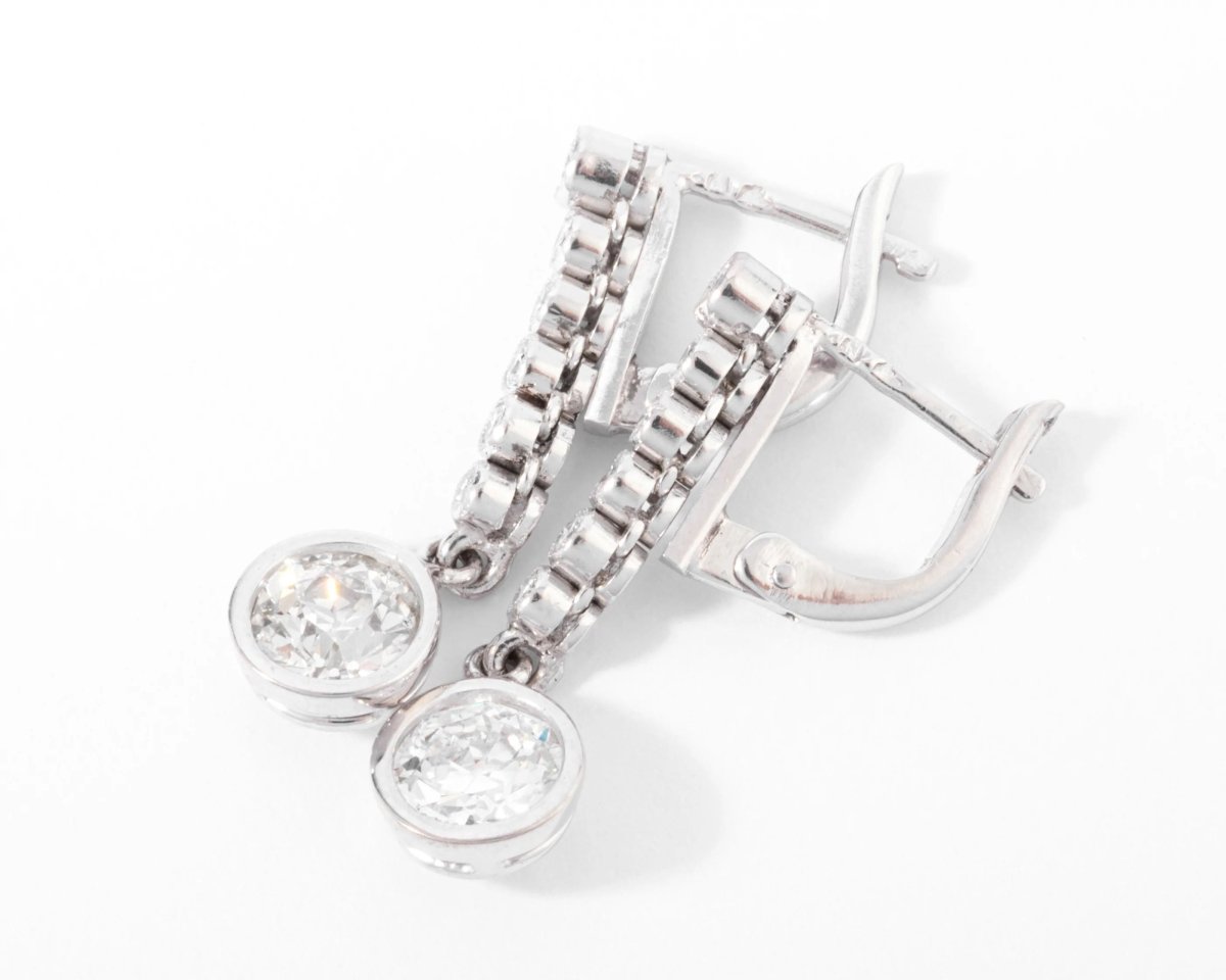 Dormeuse en platine diamant - Castafiore