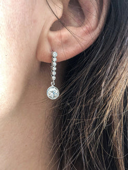 Dormeuse en platine diamant - Castafiore