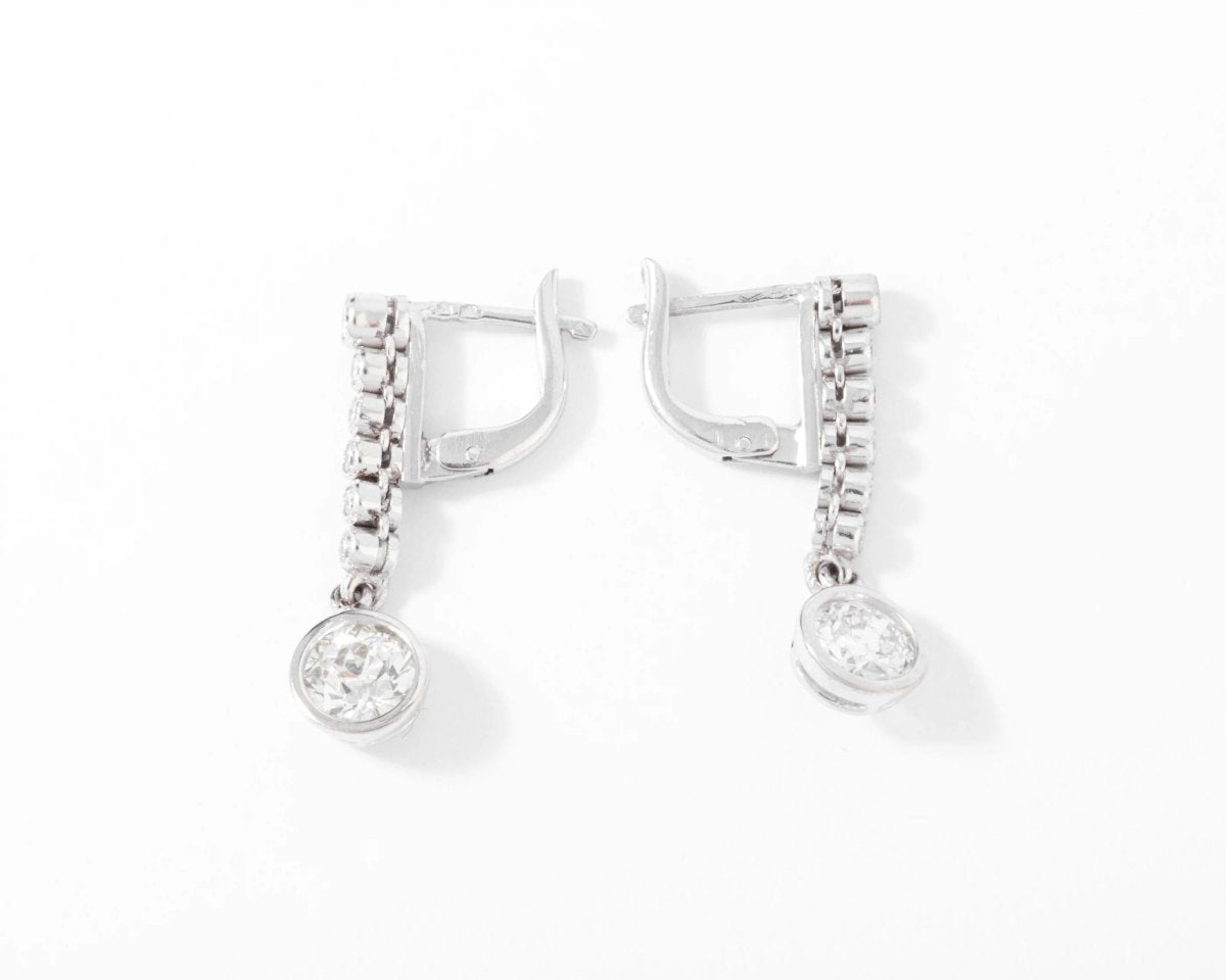Dormeuse en platine diamant - Castafiore
