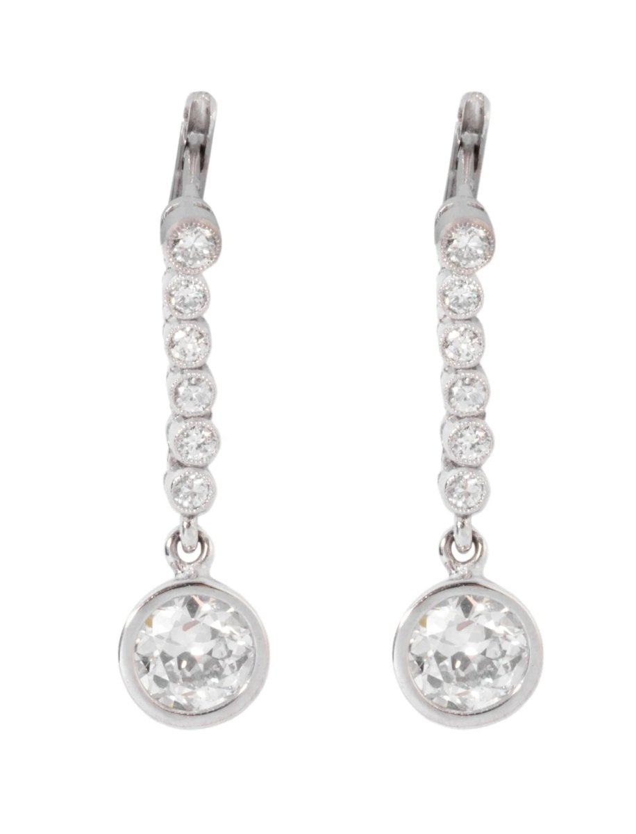 Dormeuse en platine diamant - Castafiore