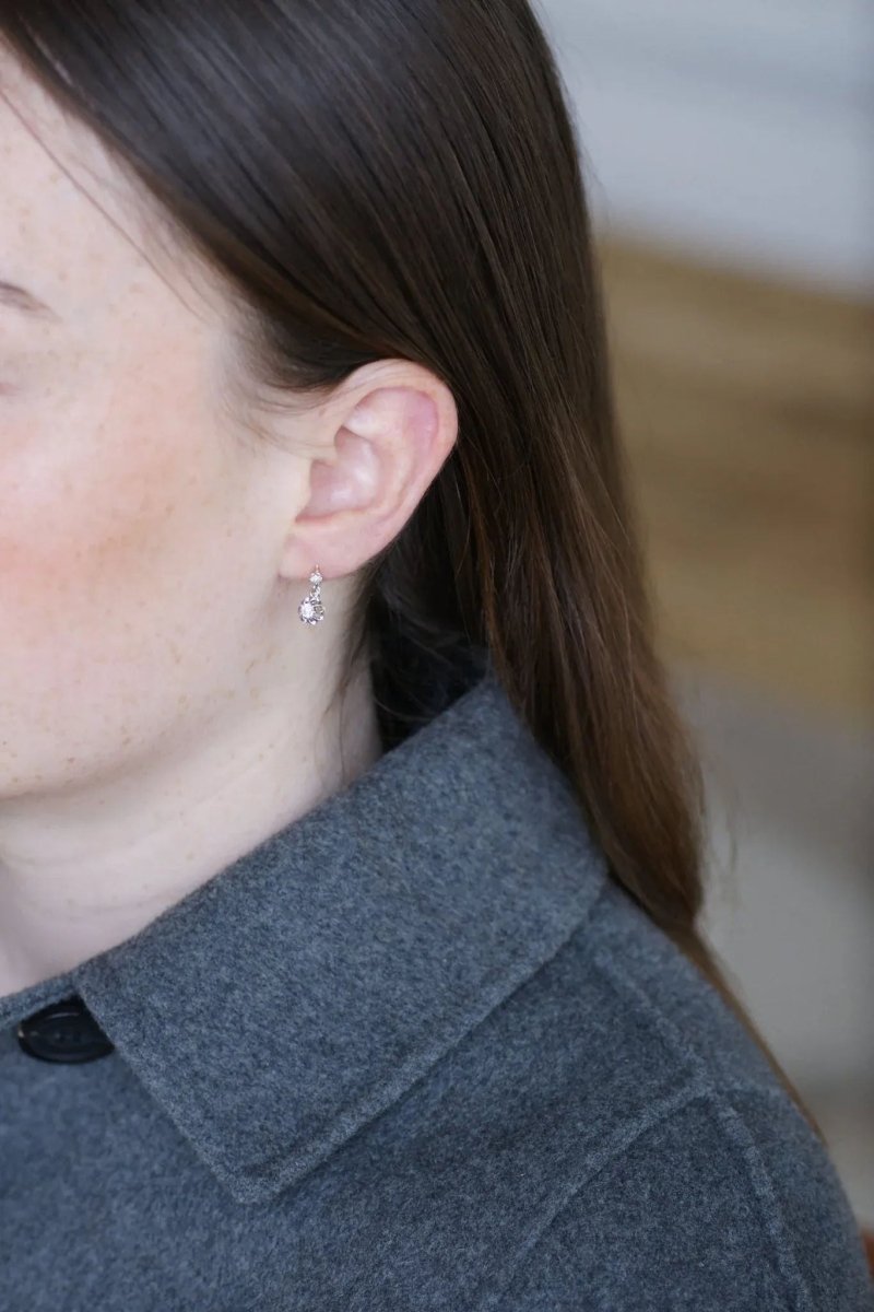 Dormeuses Anciennes Diamants 0,30 Ct - Castafiore