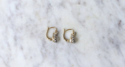 Dormeuses Anciennes Diamants 0,30 Ct - Castafiore