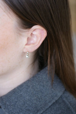 Dormeuses Anciennes Diamants 0,30 Ct - Castafiore