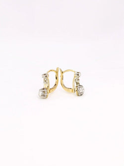 Dormeuses anciennes diamants 0,4 ct - Castafiore