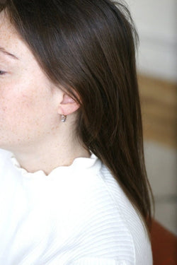 Dormeuses anciennes diamants 0.50 Ct - Castafiore